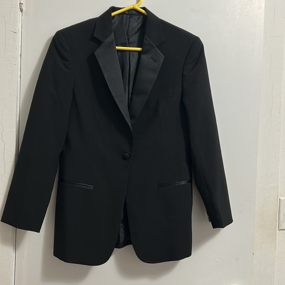 NEIL ALLYN “COMFORT POLY” WOMEN'S BLCK TUXEDO JACKET Career Apparel #3002CL-R-01